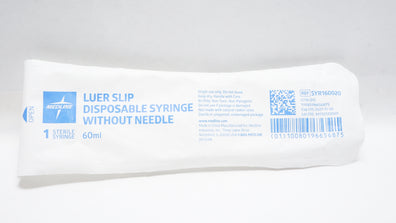 Medline SYR160020 Luer Slip DIsposable Syringe without Needle